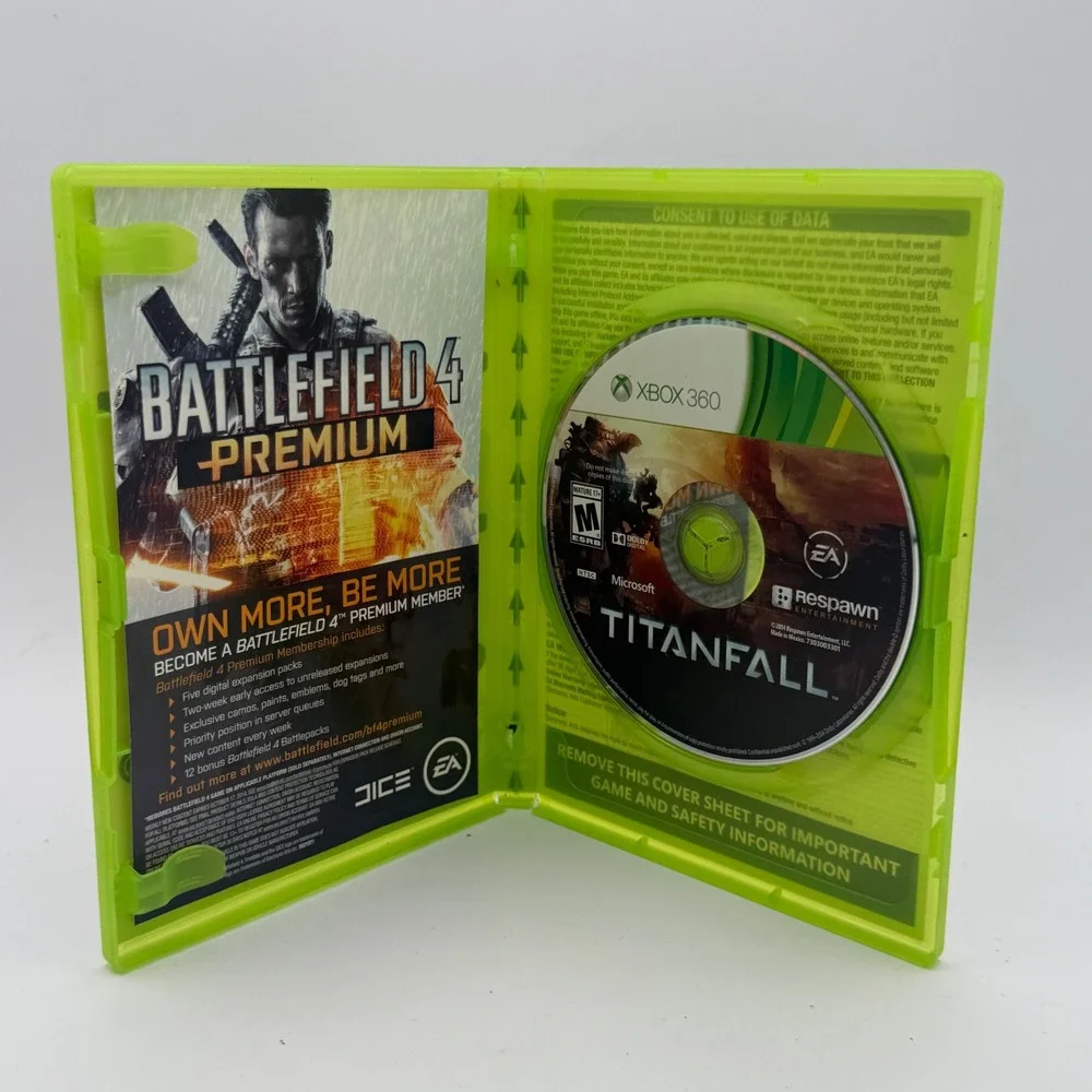 EA Titanfall Video Game Xbox 360 NTSC Excellent Mech Shooter FPS